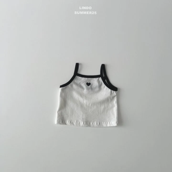 Lindo - Korean Baby Fashion - #babyclothing - May Heart Strap Sleeveless - 7