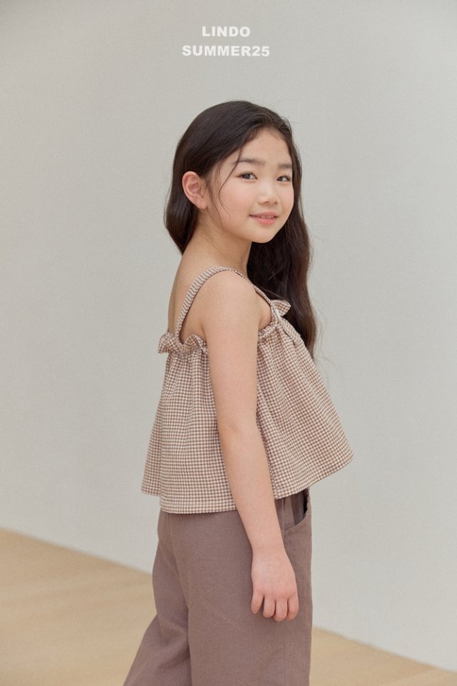 Lindo - Korean Baby Fashion - #babyclothing - Bonbon Check Blouse - 12