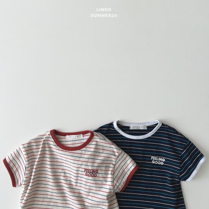 Lindo - Korean Baby Fashion - #babyclothing - Feeling Good Tee (Stripe) - 3