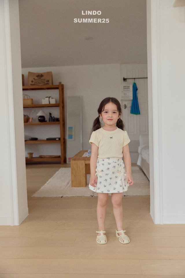 Lindo - Korean Baby Fashion - #babyclothing - Ribom Skirt Pants - 6