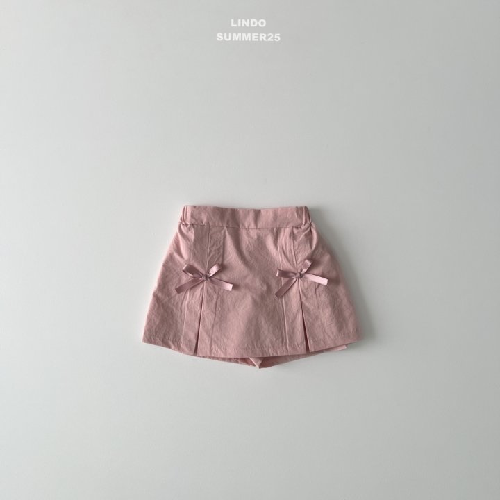 Lindo - Korean Baby Fashion - #babyclothing - Ribom Skirt Pants - 5