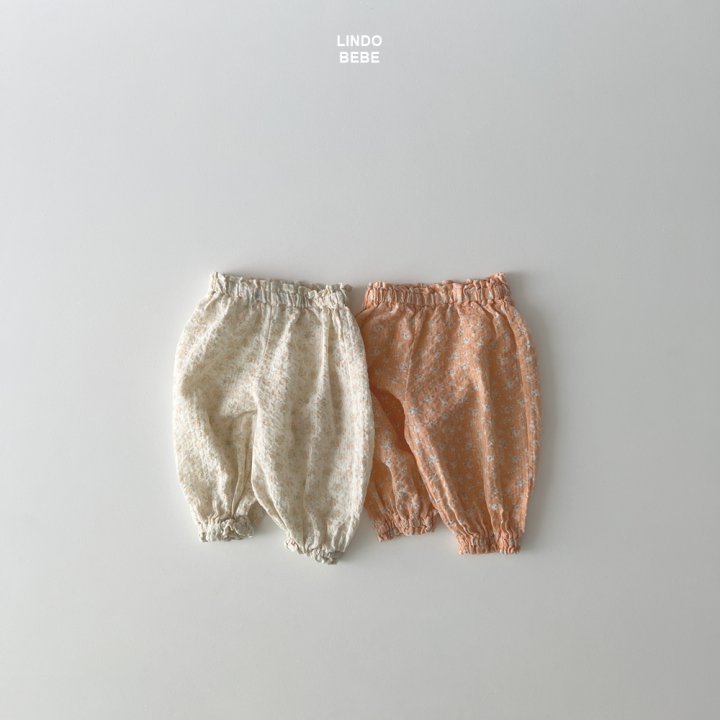 Lindo - Korean Baby Fashion - #babyclothing - Bebe Flower Jogger Pants - 7