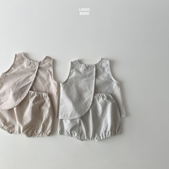 Lindo - Korean Baby Fashion - #babyclothing - Bebe Summer Set (Back-Slit Sleeveless Blouse + Bloomer) - 10