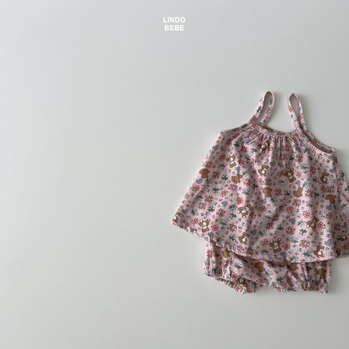 Lindo - Korean Baby Fashion - #babyclothing - Bebe Petit Sleeveless One-piece Set - 8