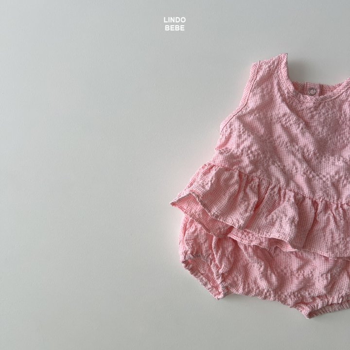Lindo - Korean Baby Fashion - #babyclothing - Bebe Pink Top Bottom Set - 3