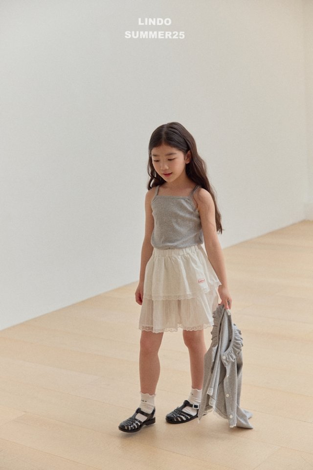 Lindo - Korean Baby Fashion - #babyfashion - Mini Strap Sleeveless - 10