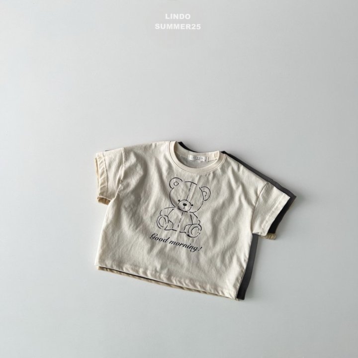 Lindo - Korean Baby Fashion - #babyfashion - Morning Bear Tee - 9