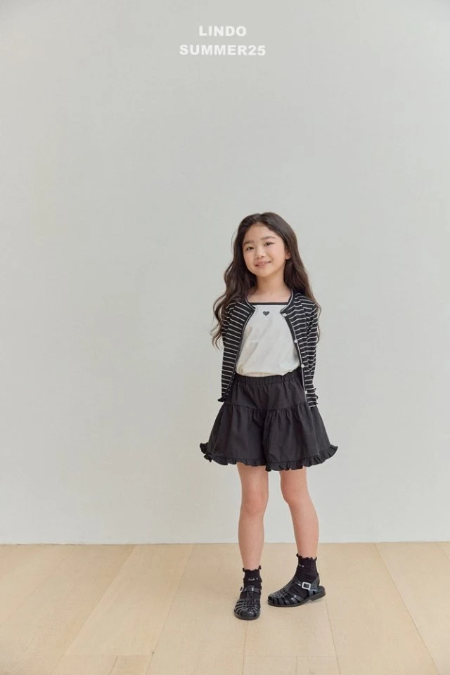 Lindo - Korean Baby Fashion - #babyfashion - May Heart Strap Sleeveless - 8