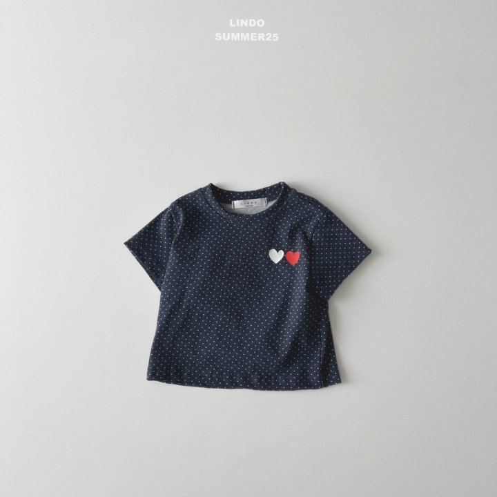 Lindo - Korean Baby Fashion - #babyfashion - Dot Heart Tee - 3