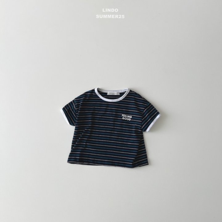 Lindo - Korean Baby Fashion - #babyclothing - Feeling Good Tee (Stripe) - 4
