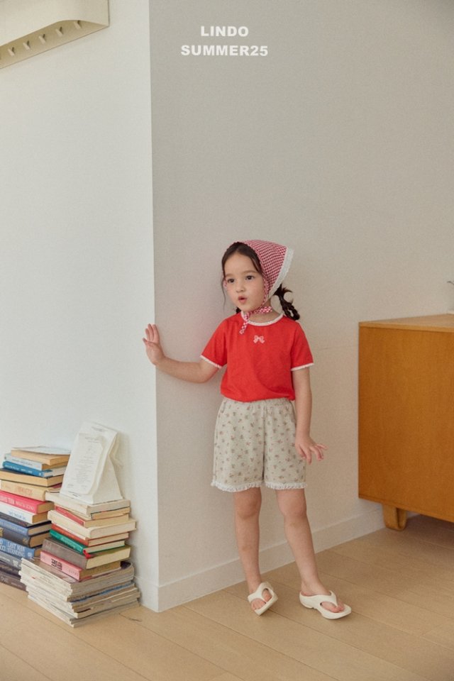 Lindo - Korean Baby Fashion - #babyfashion - Rose Waffle Shorts - 5
