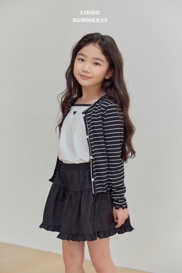 Lindo - Korean Baby Fashion - #babyfever - May Heart Strap Sleeveless - 9