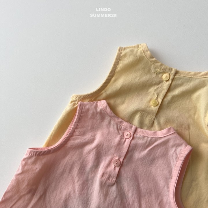 Lindo - Korean Baby Fashion - #babyfever - Love Bear Sleeveless - 6