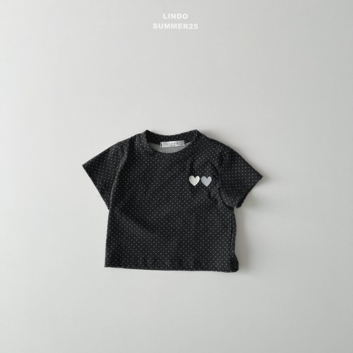 Lindo - Korean Baby Fashion - #babyfashion - Dot Heart Tee - 4