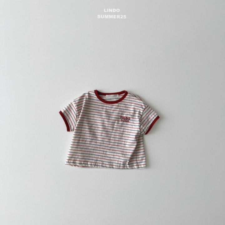 Lindo - Korean Baby Fashion - #babyfever - Feeling Good Tee (Stripe) - 5