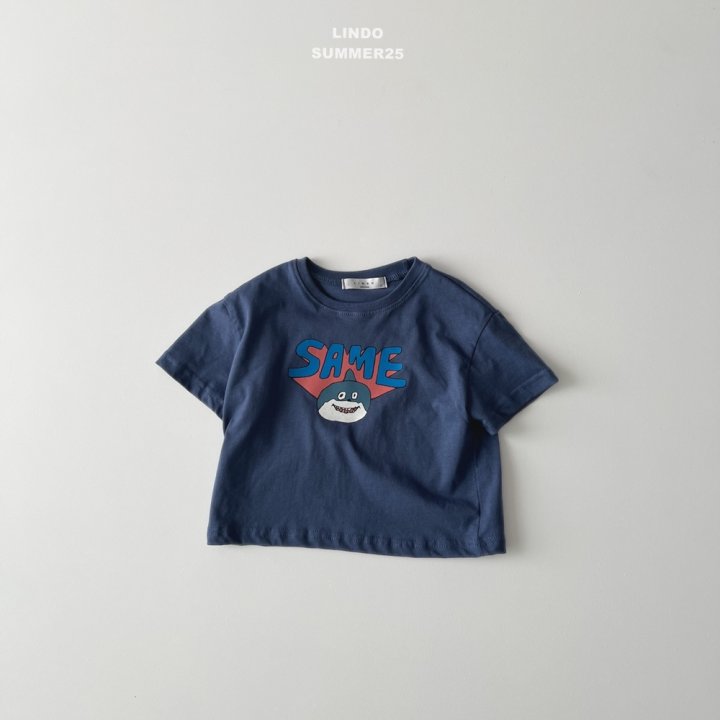 Lindo - Korean Baby Fashion - #babyfashion - Shark Short Sleeve Tee - 4