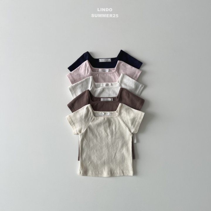Lindo - Korean Baby Fashion - #babyfever - Square Binding Tee
