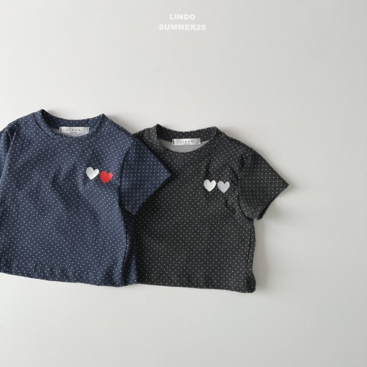 Lindo - Korean Baby Fashion - #babygirlfashion - Dot Heart Tee - 5