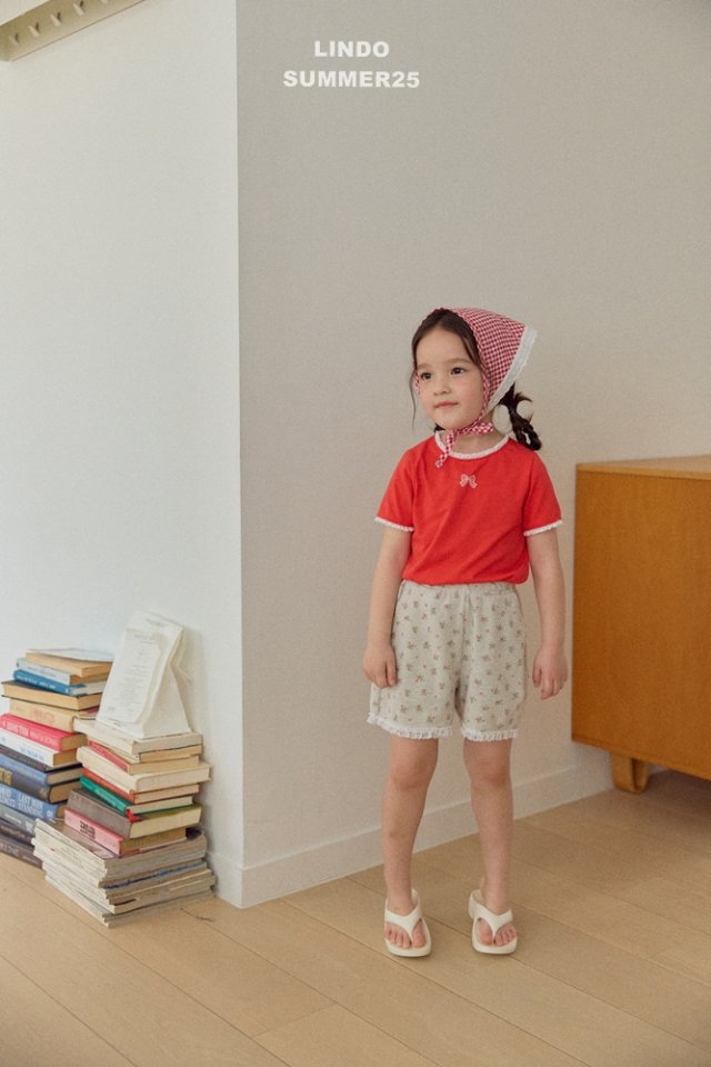 Lindo - Korean Baby Fashion - #babygirlfashion - Rose Waffle Shorts - 7