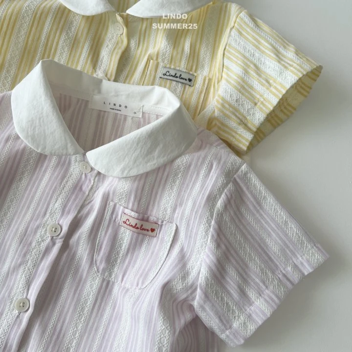 Lindo - Korean Baby Fashion - #babygirlfashion - School Collar Set - 10