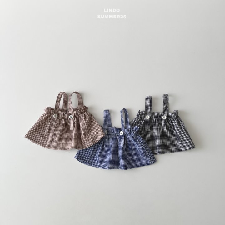 Lindo - Korean Baby Fashion - #babylifestyle - Bonbon Check Blouse