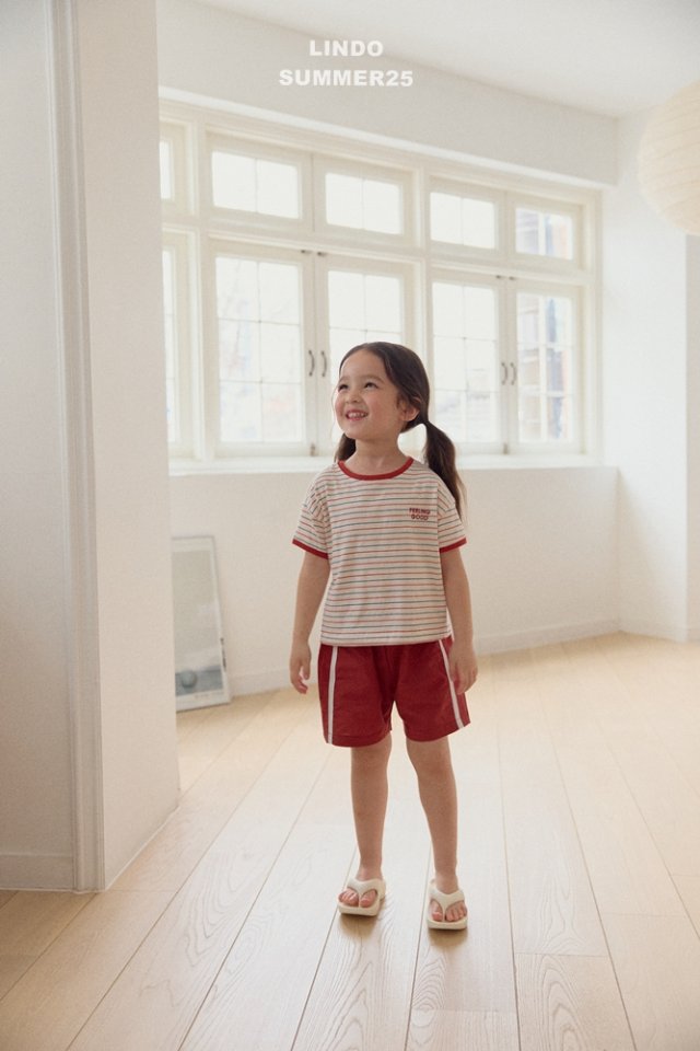 Lindo - Korean Baby Fashion - #babylifestyle - Tape Shorts - 5