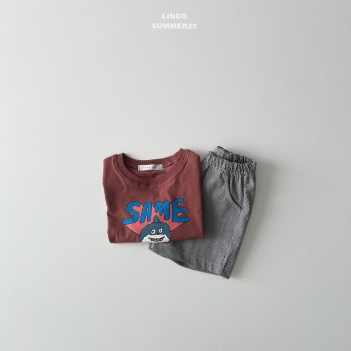 Lindo - Korean Baby Fashion - #babylifestyle - Shark Short Sleeve Tee - 6