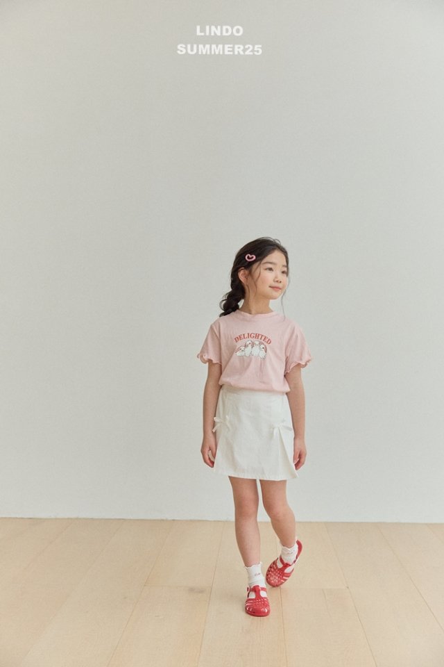 Lindo - Korean Baby Fashion - #babylifestyle - Ribom Skirt Pants - 9