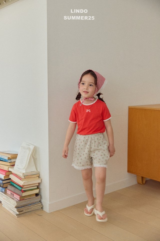 Lindo - Korean Baby Fashion - #babylifestyle - Rose Waffle Shorts - 8