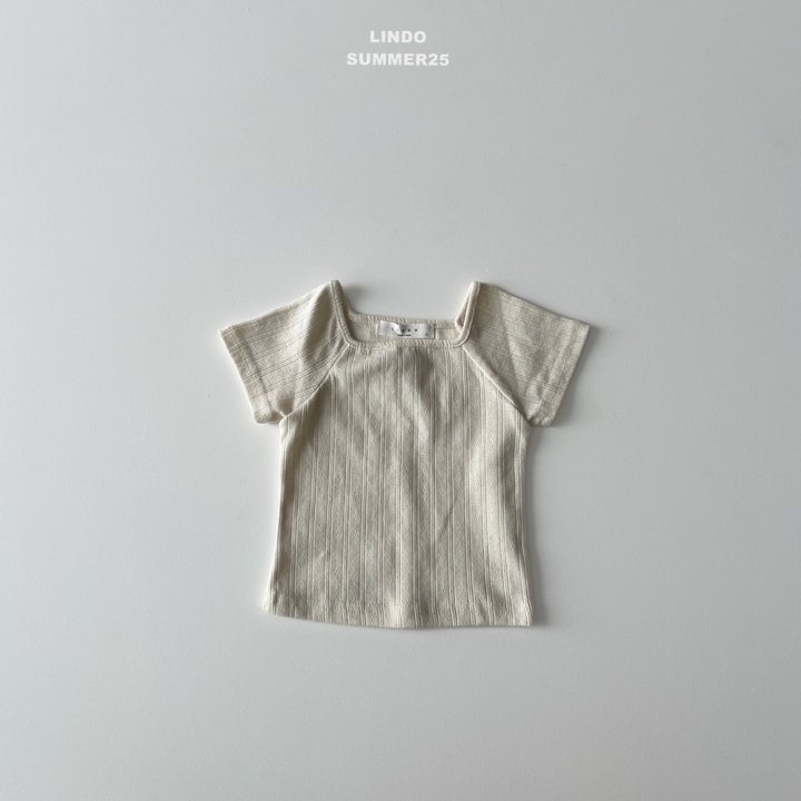 Lindo - Korean Baby Fashion - #babylifestyle - Square Binding Tee - 3