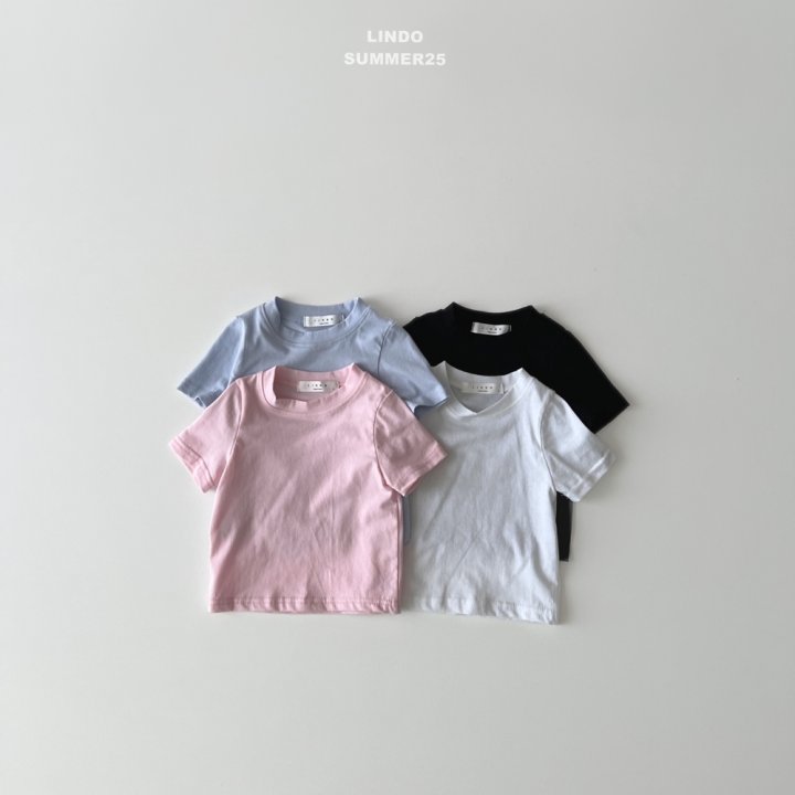 Lindo - Korean Baby Fashion - #babylifestyle - Basic Short Sleeve Tee - 2
