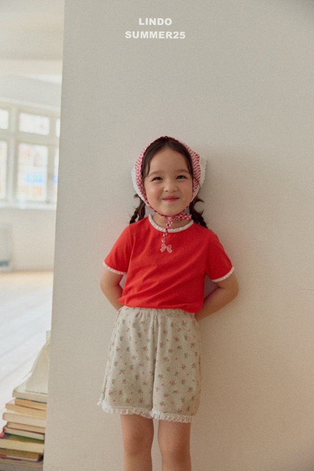 Lindo - Korean Baby Fashion - #babyoninstagram - Lace Ribbon Tee - 10