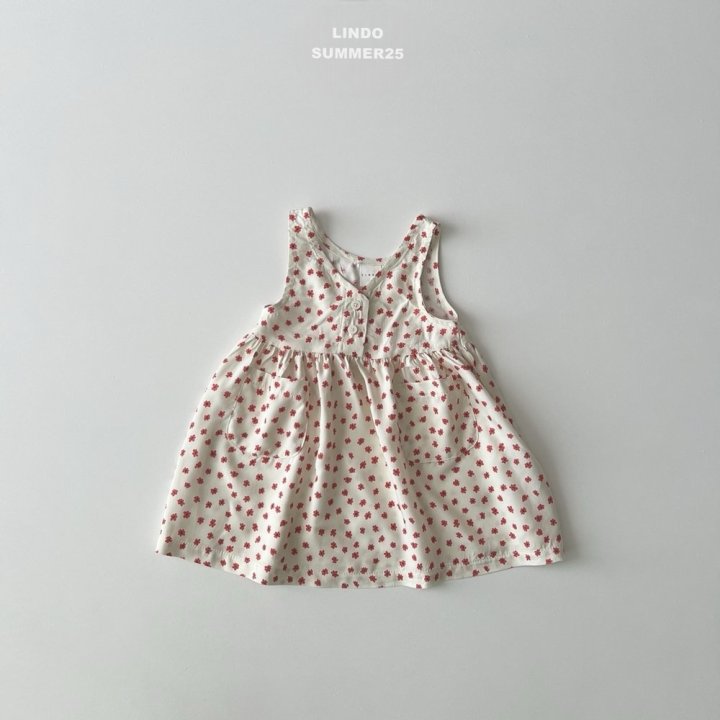 Lindo - Korean Baby Fashion - #babylifestyle - V-Flower Dress - 4