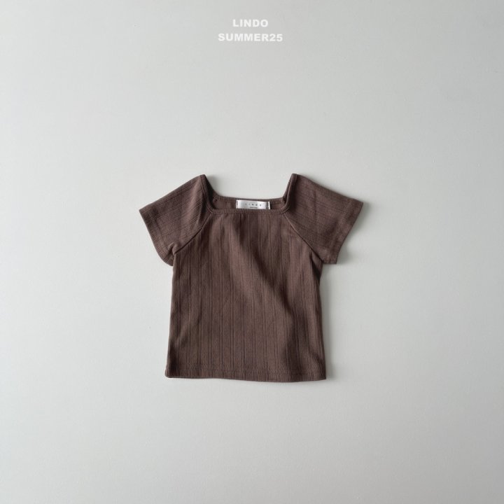 Lindo - Korean Baby Fashion - #babylifestyle - Square Binding Tee - 4