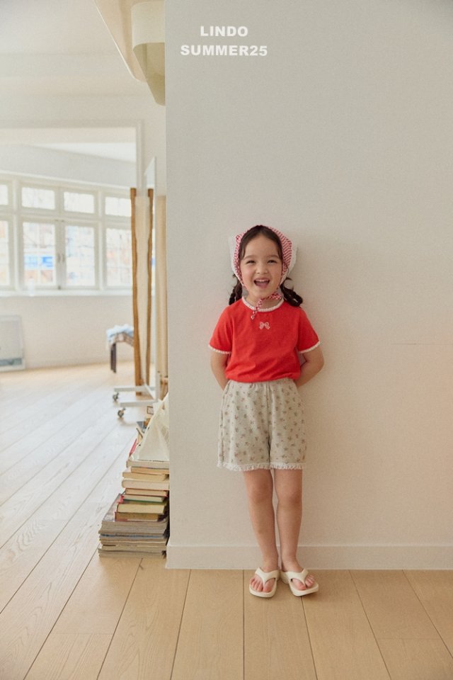 Lindo - Korean Baby Fashion - #babyootd - Rose Waffle Shorts - 10