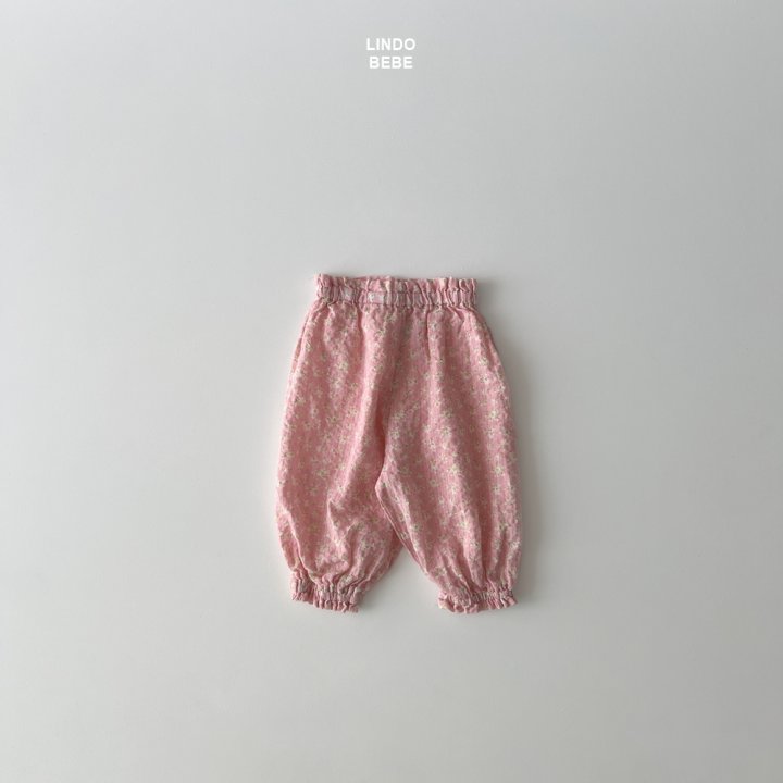 Lindo - Korean Baby Fashion - #babyootd - Bebe Bloom Linen Pants - 5