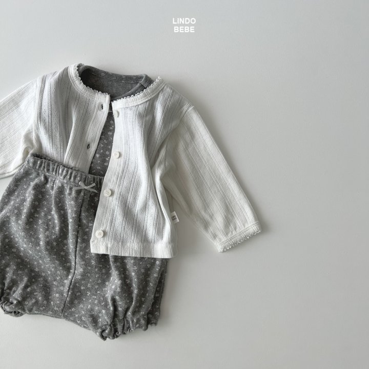 Lindo - Korean Baby Fashion - #babyootd - Bebe Mini Flower Suit - 12