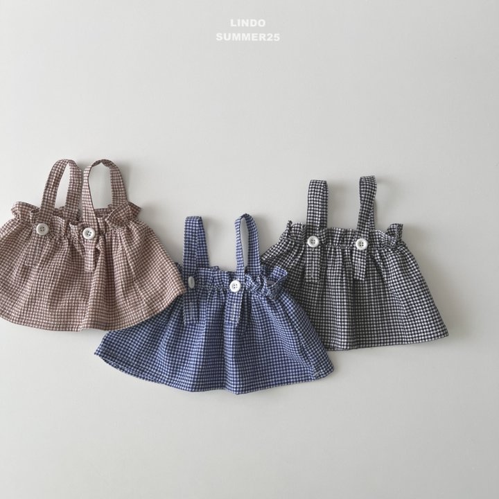 Lindo - Korean Baby Fashion - #babyoutfit - Bonbon Check Blouse - 5