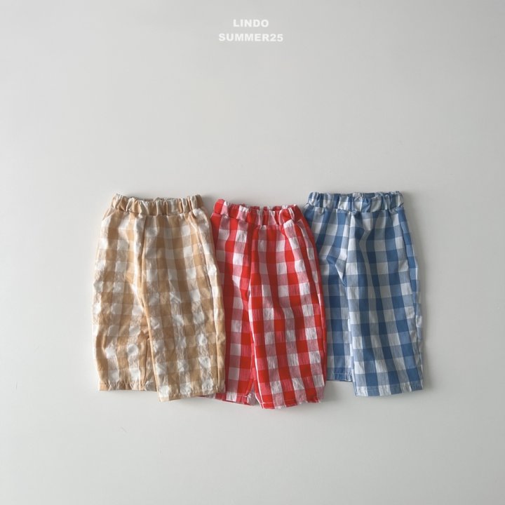 Lindo - Korean Baby Fashion - #babyoutfit - Big Check Pants