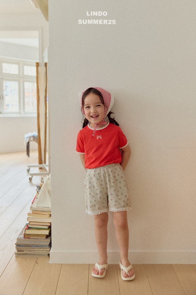 Lindo - Korean Baby Fashion - #babyoutfit - Rose Waffle Shorts - 11