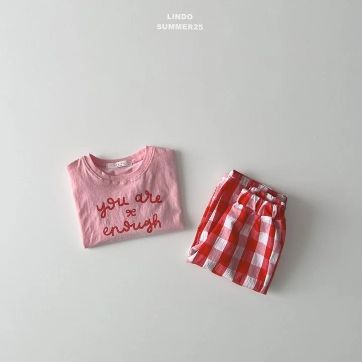 Lindo - Korean Baby Fashion - #babyoutfit - Enough Tee - 8