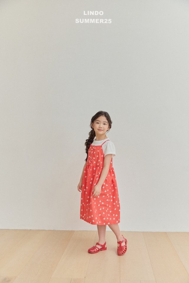 Lindo - Korean Baby Fashion - #babyoutfit - Mori Flower Dress - 6