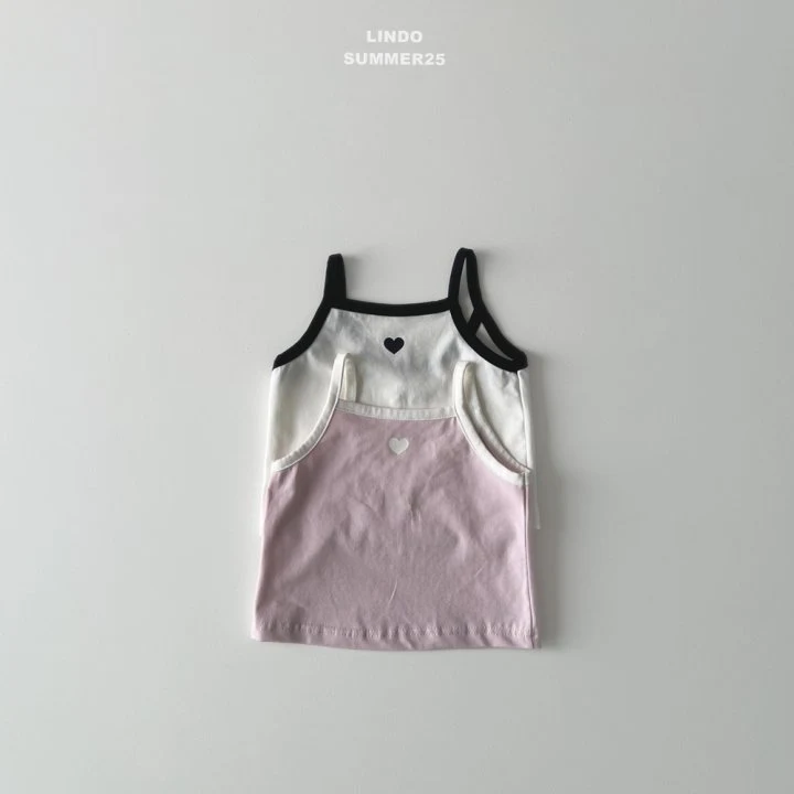 Lindo - Korean Baby Fashion - #babywear - May Heart Strap Sleeveless