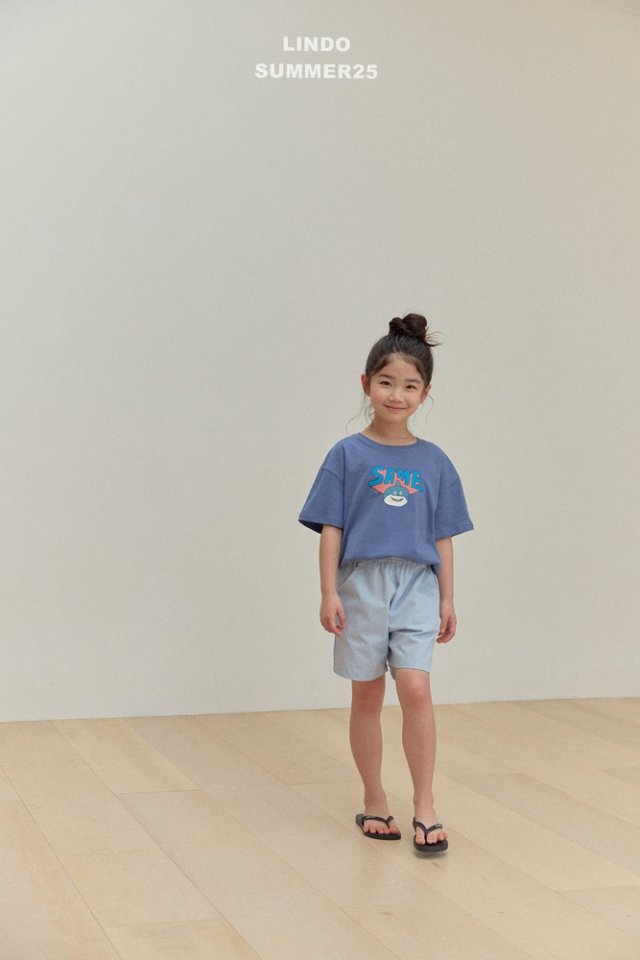 Lindo - Korean Baby Fashion - #babywear - Shark Short Sleeve Tee - 11