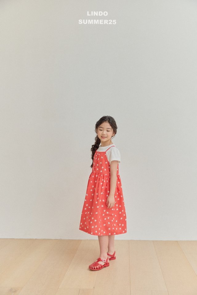 Lindo - Korean Baby Fashion - #babywear - Mori Flower Dress - 7