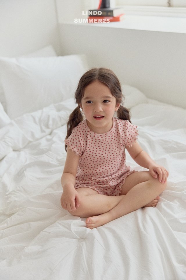 Lindo - Korean Baby Fashion - #babywear - Strawberry Pajama Set - 8