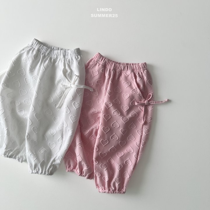 Lindo - Korean Baby Fashion - #onlinebabyboutique - Melo Heart Jogger Pants - 3