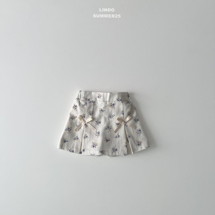 Lindo - Korean Baby Fashion - #onlinebabyboutique - Ribom Skirt Pants