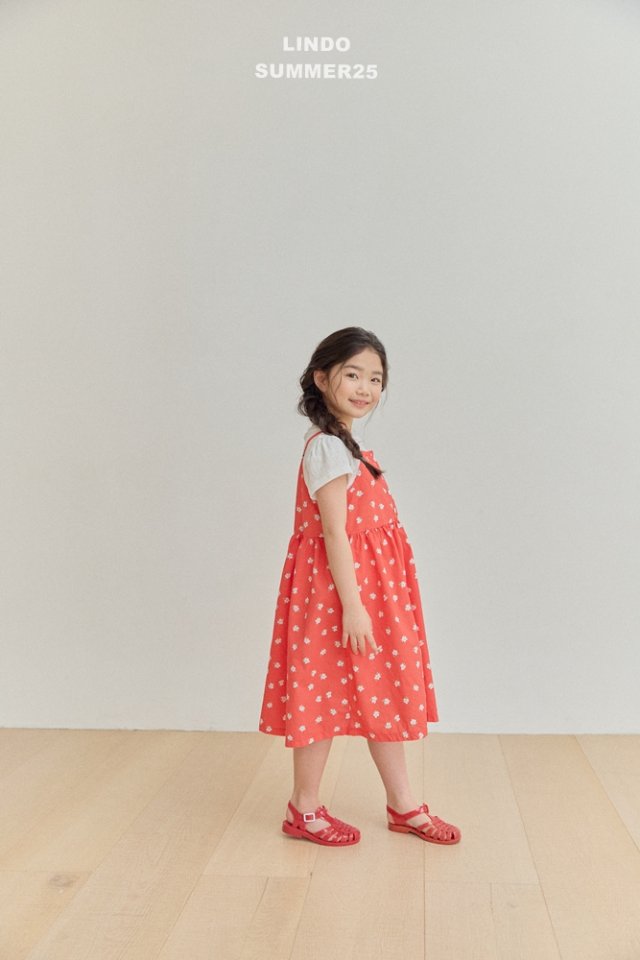Lindo - Korean Baby Fashion - #onlinebabyboutique - Mori Flower Dress - 8
