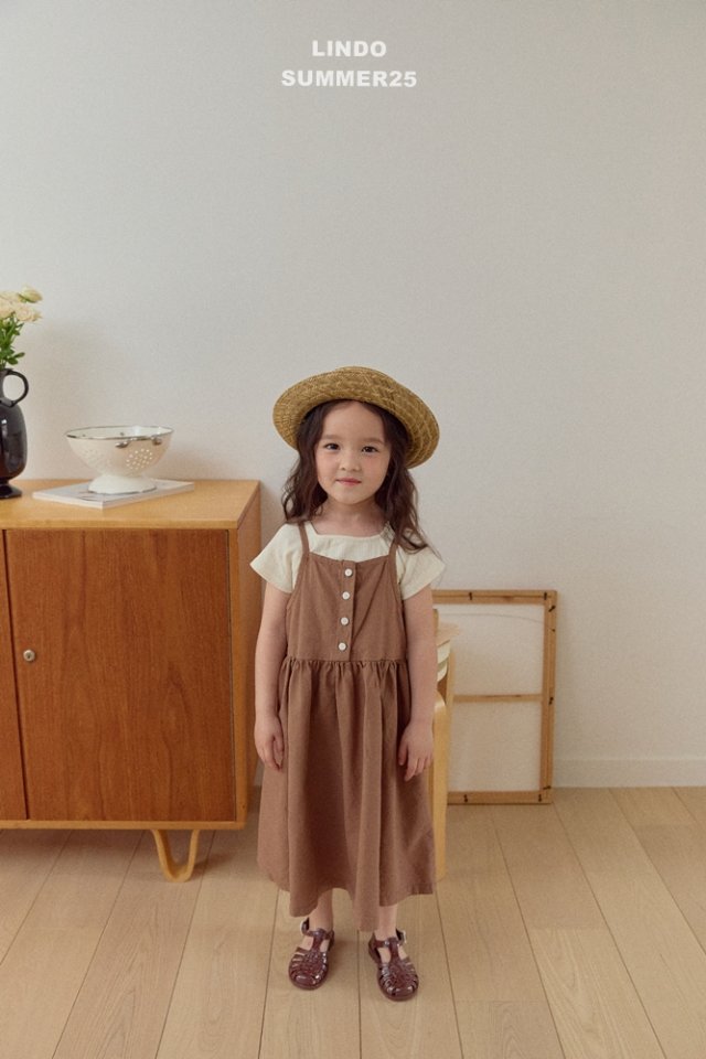 Lindo - Korean Baby Fashion - #onlinebabyboutique - Mori Solid Dress - 7